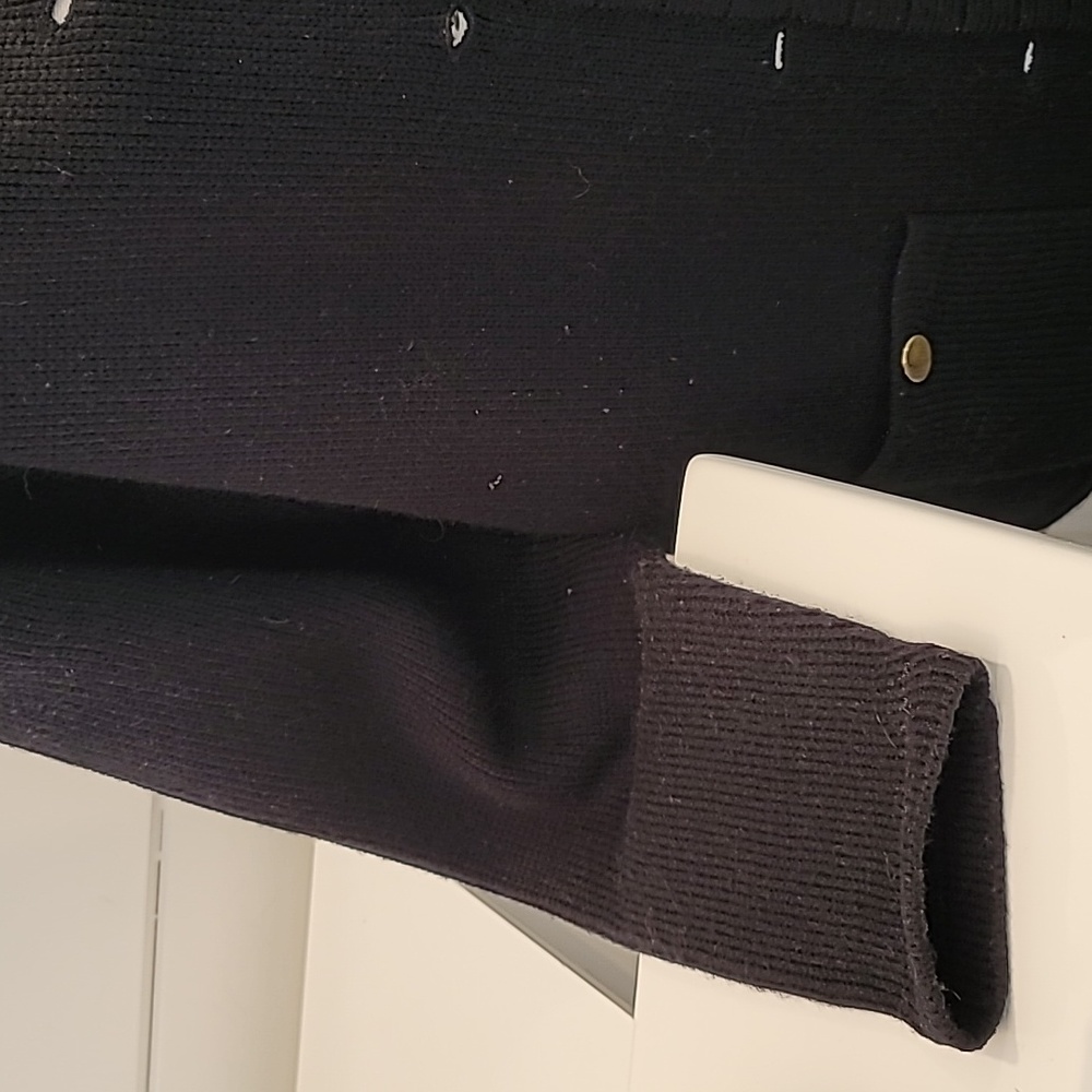 Button Front Acrylic Knit Blazer - Picture 3 of 8